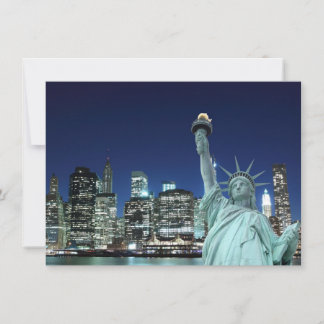 Manhattan Skyline e a Estátua da Liberdade