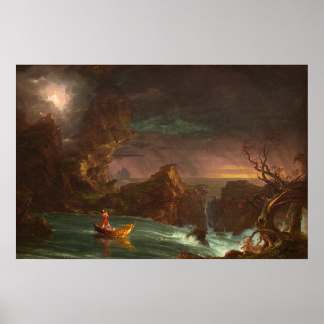 Manhood - Thomas Cole Fine Art Poster (Frente)