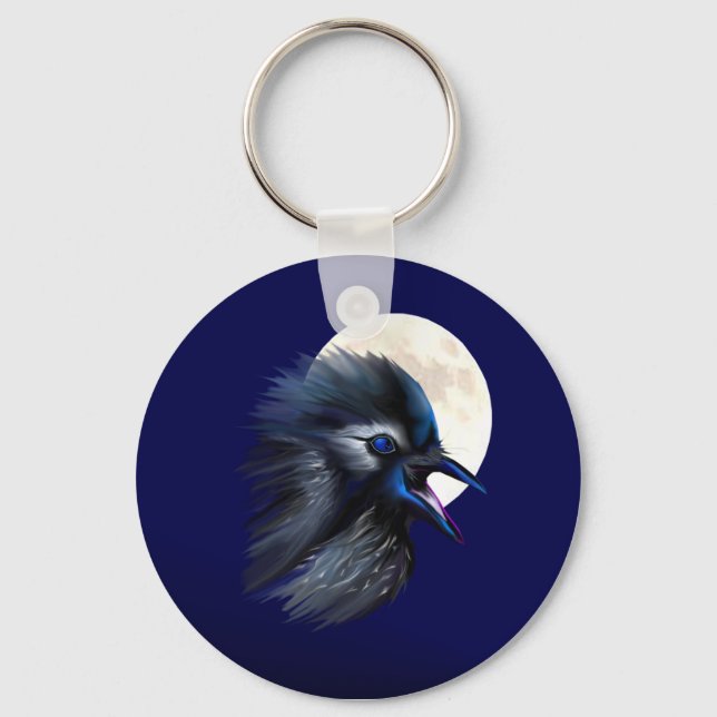 Manic Raven com Moon Chaveiro (Frente)