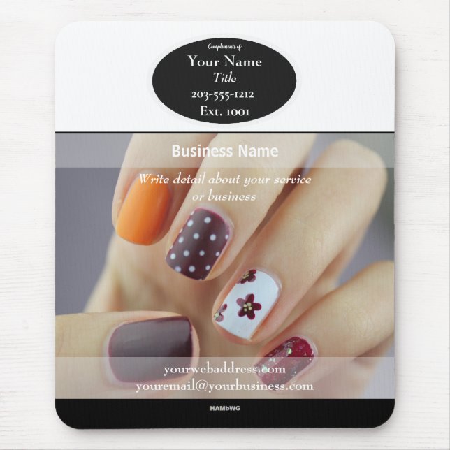 Manicure do Mousepad do promocional - HAMbyWG (Frente)