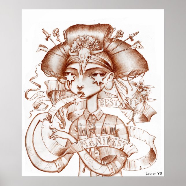 Manifest Destiny Poster (Frente)