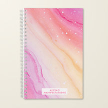 Manifestação Personalizada Mármore Aquarela Ombre