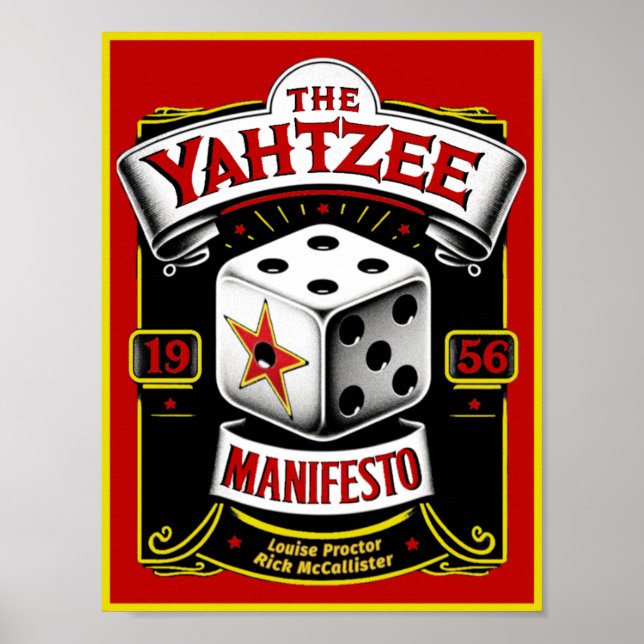 Manifesto Yahtzee Poster (Frente)