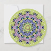 Manipular a pintura Mandala Relógio Face 2