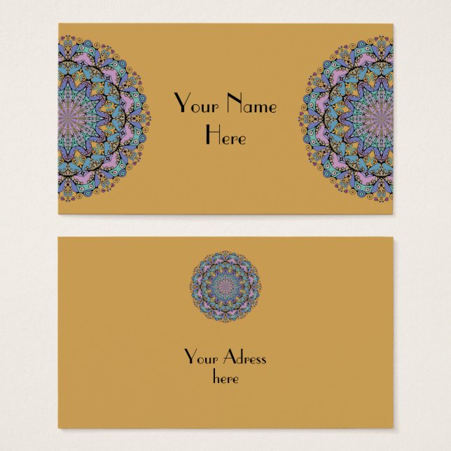 Manipular a pintura Mandala Relógio Face 3 (Frente & Verso)