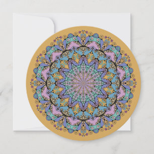Manipular a pintura Mandala Relógio Face 3