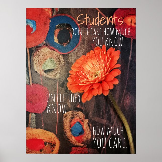 Manipular com o Poster do professor de assistência (Frente)