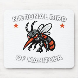 Manitoba National Bird Mouse Pad