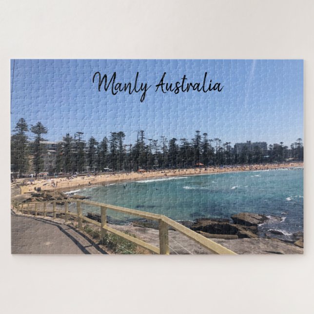 manly Beach sydney jigsee quebra-cabeça (Horizontal)