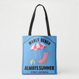 Manly Beach Tote Bag
