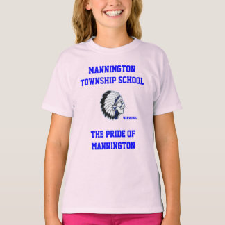MANNINGTON TOWNSHOOL GIRLS RINGLE CAMISETA