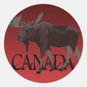 Manose de adesivos do Canadá Personalizados