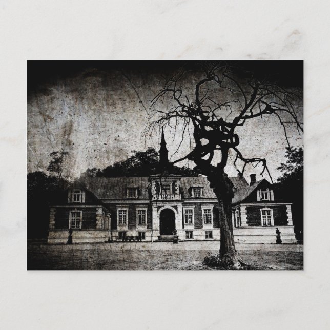 Mansão assustadora - Cartão postal (Frente)