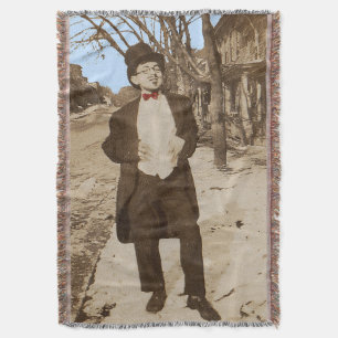 Manta 1920 de foto vernacular jovem