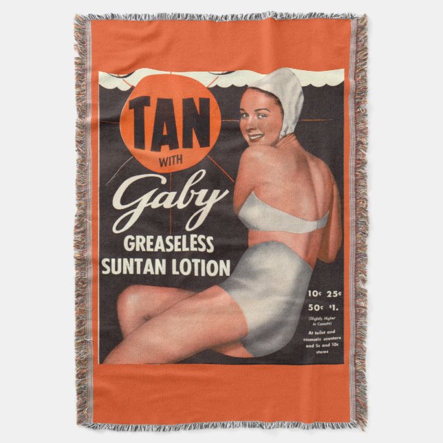 Manta 1950 Gaby Suntan Lotion e (Frente Vertical)