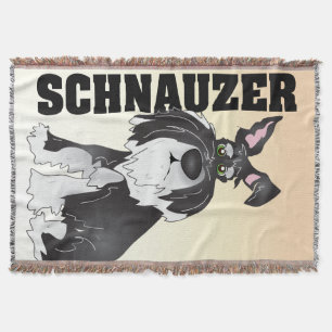 Manta A cobertura do Schnauzer