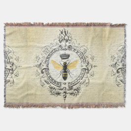 Manta abelha de rainha francesa do vintage moderno