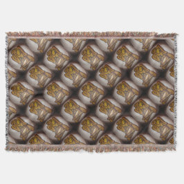 Manta Abstrato Amadurece Arte Contemporânea Em Ochre E N