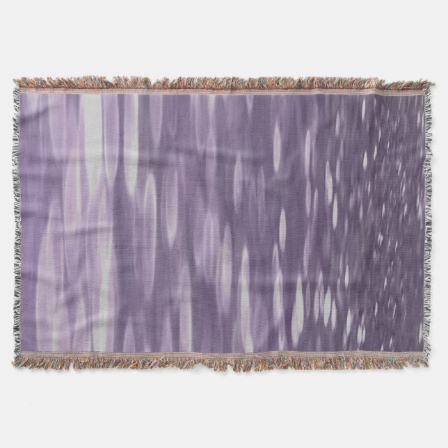 Manta Abstrato nº 1: Shimmer ultra violeta (Frente)