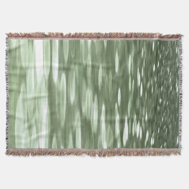 Manta Abstrato nº 3: borrão verde-oliva (Frente)