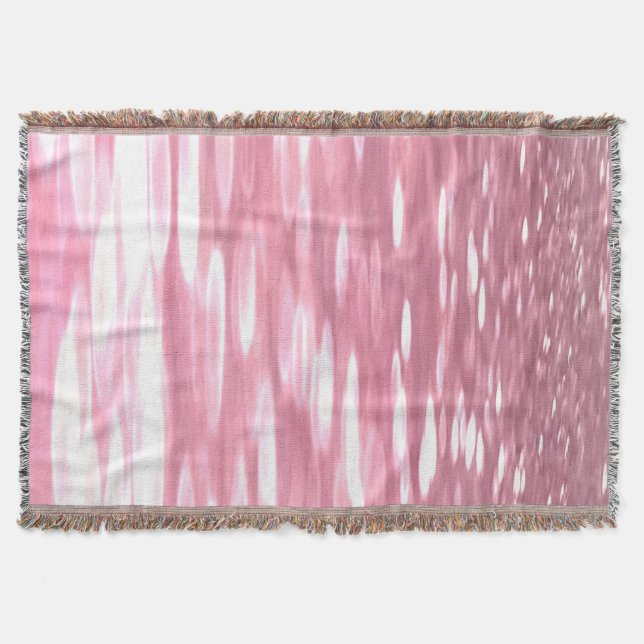 Manta Abstrato nº 3: Grelha rosa (Frente)