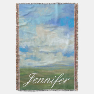 Manta Adicione seu nome   Dia Brilhante I