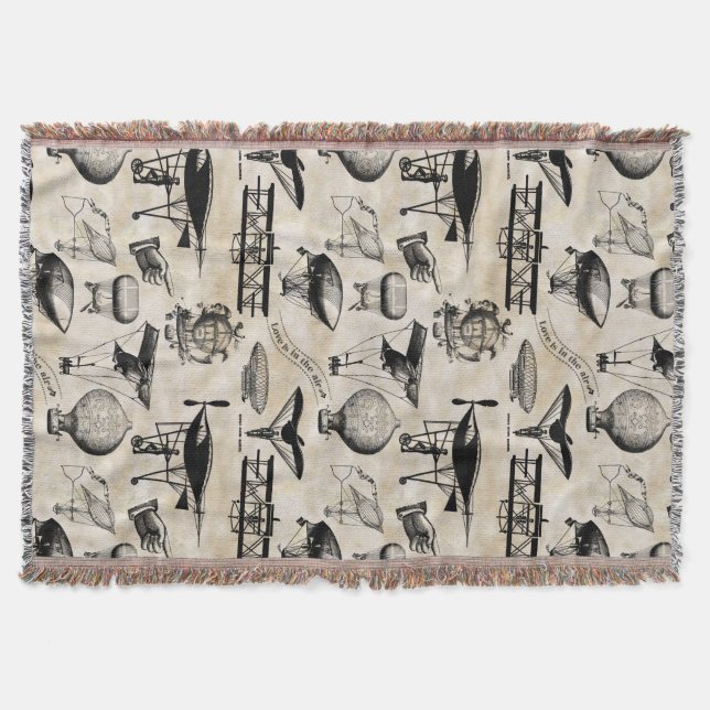 Manta Aeronave Vintage ID913 (Frente)