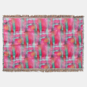 Manta Aguarela pintada abstrato do brilho de Sun