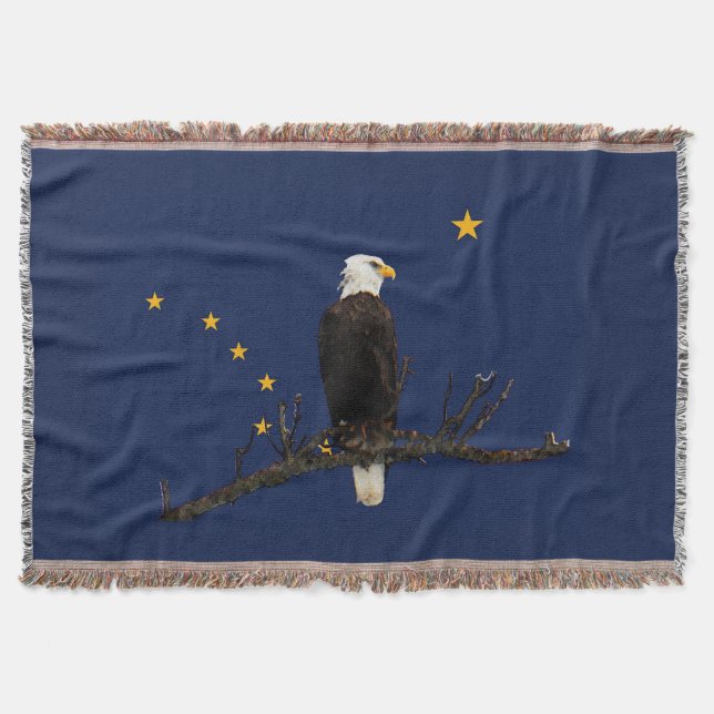 Manta Alaska Eagle E Flag (Frente)