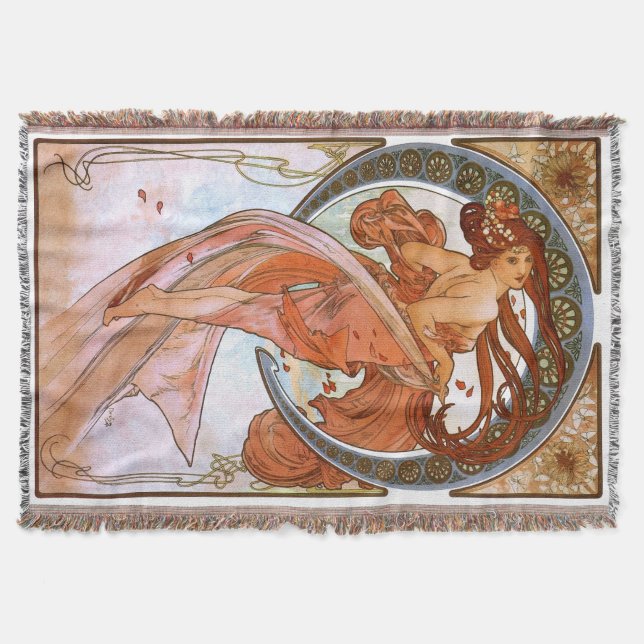 Manta Alfons Mucha: Dança (Frente)