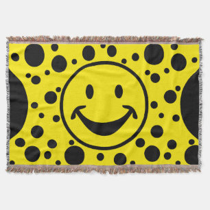 Manta Amarelo engraçado e pontos + seu traseiro. & ideia