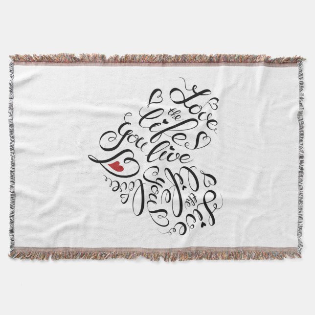 Manta Ame a vida onde você vive (Frente)