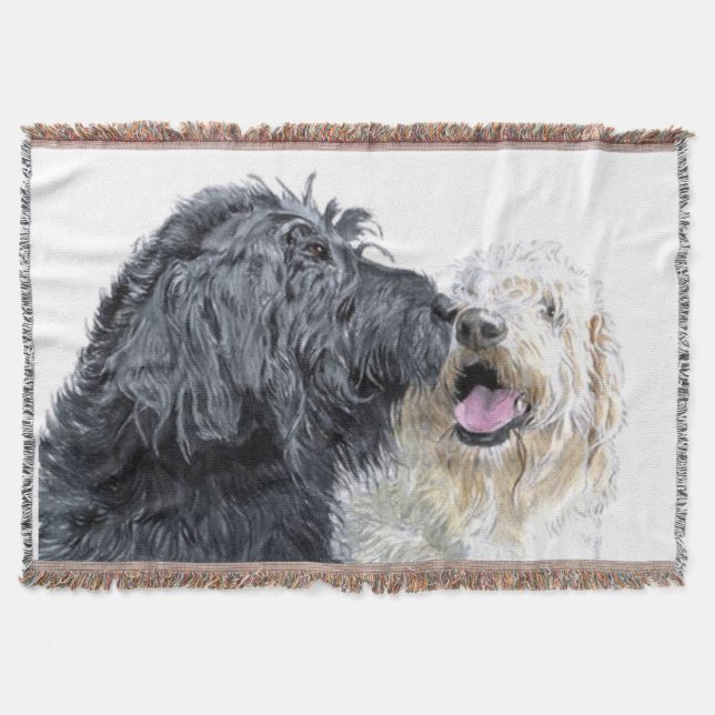 Manta Amor de Labradoodle (Frente)