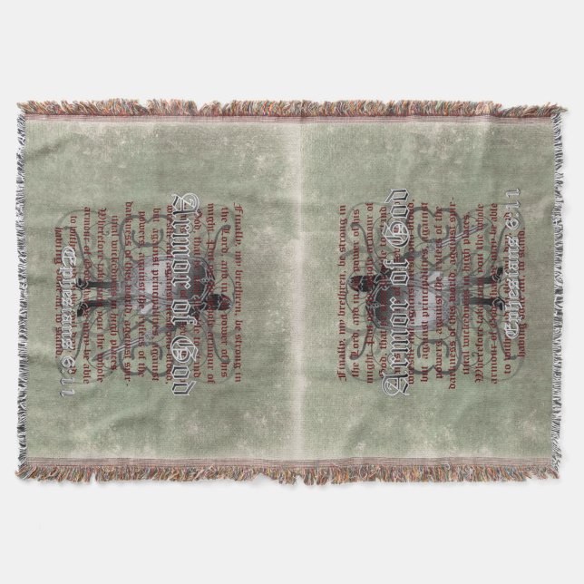 Manta Armadura do deus, 6:10 de Ephesians - 18, soldado (Frente)