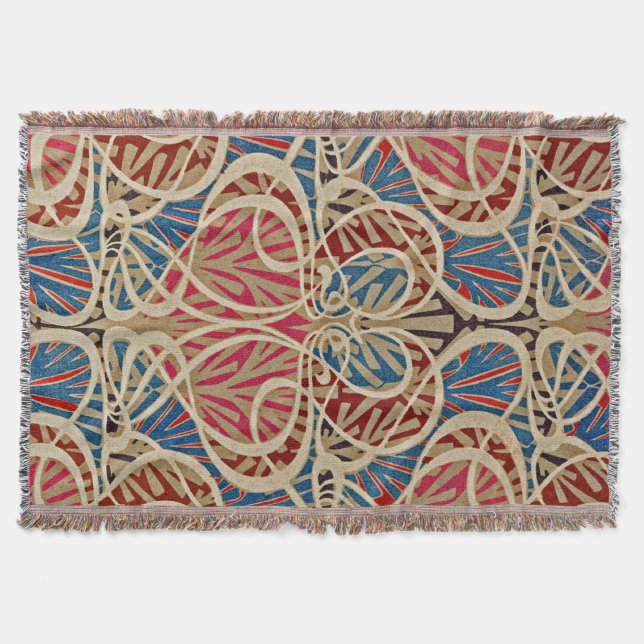 Manta Art Nouveau Design nº 10 em Emporio Moffa (Frente)