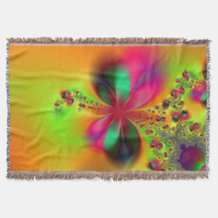 Manta Arte Fractal de Dança de Fogo