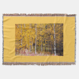 Manta Árvores de Aves impressas no lançamento