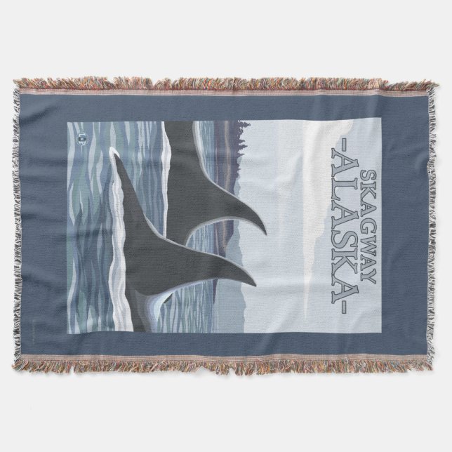 Manta Baleias #1 da orca - Skagway, Alaska (Frente)