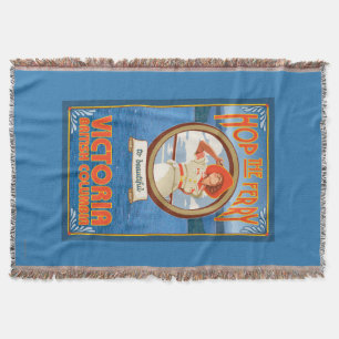 Manta Balsa da equitação da mulher - Victoria, BC Canadá