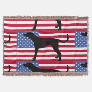 Manta bandeira silo.png do coonhound do inglês american