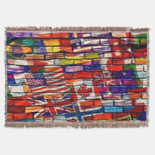 Manta Bandeiras gerais do mundo do lance