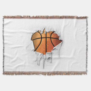 Manta Basquetebol rasgado