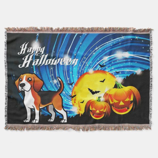 Manta Beagle Happy Halloween (Frente)