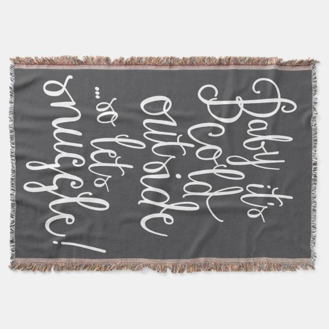 Manta Bebê Está Frio Fora do Inverno (Frente)