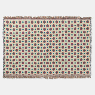 Manta Blanket de Bolinhas Vermelhos Grandes