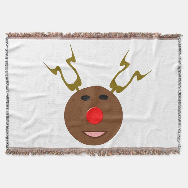 Manta Blanket de lenha de ciber natal (Frente)