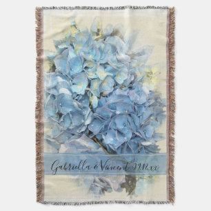 Manta Blue Hydrangea Flower Weding Keepsael