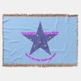 Manta Boa Noite Dormindo Estrela Apertada