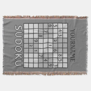 Manta Bolsa de lançamento personalizada SUDOKU