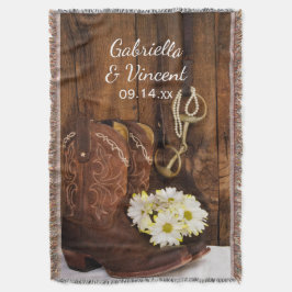 Manta Boots do Cowboy, Casamento do Disies Horse Bit